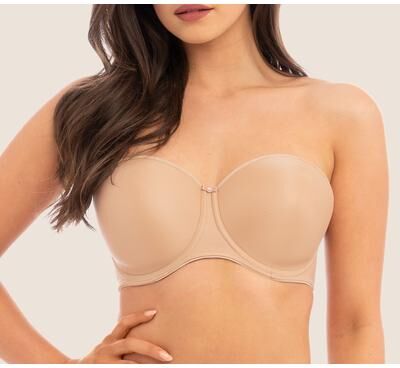 Plus Size Women's Smoothing Underwire Molded Strapless Bra by Fantasie Lingerie in Nude (Size 40 C)