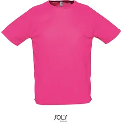 SOLS Herren Raglan Sport Shirt T-Shirt 11939 neon pink 3XL