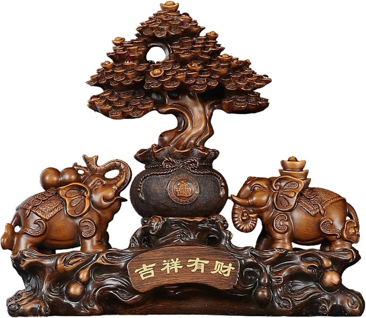 Boeddhabeeld Olifant Zen Decoratie 4750 Gram