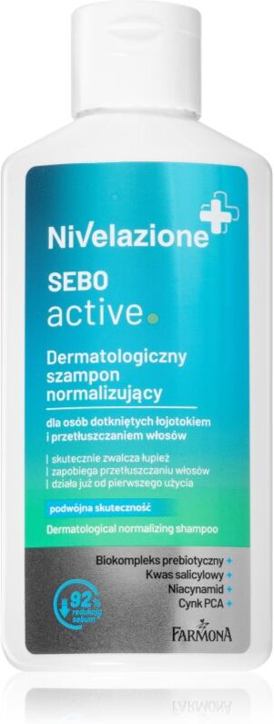 Farmona Nivelazione Sebo Active shampoing normalisant pour cuir chevelu gras et irrité 100 ml