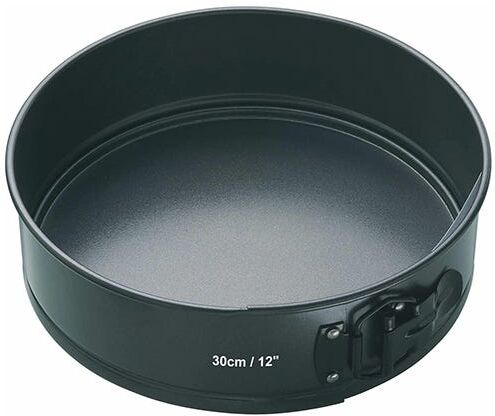 MasterClass Non-Stick 30cm Spring Form Loose Base Round Cake Pan