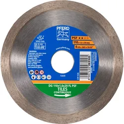 PFERD TOOLS Diamant-Trennscheibe DG PSF für Fliesen - 68300057