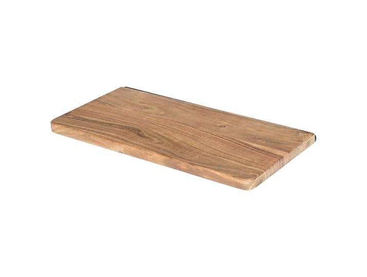 Tablette murale massive Acacia massif, verni Marron 55cm
