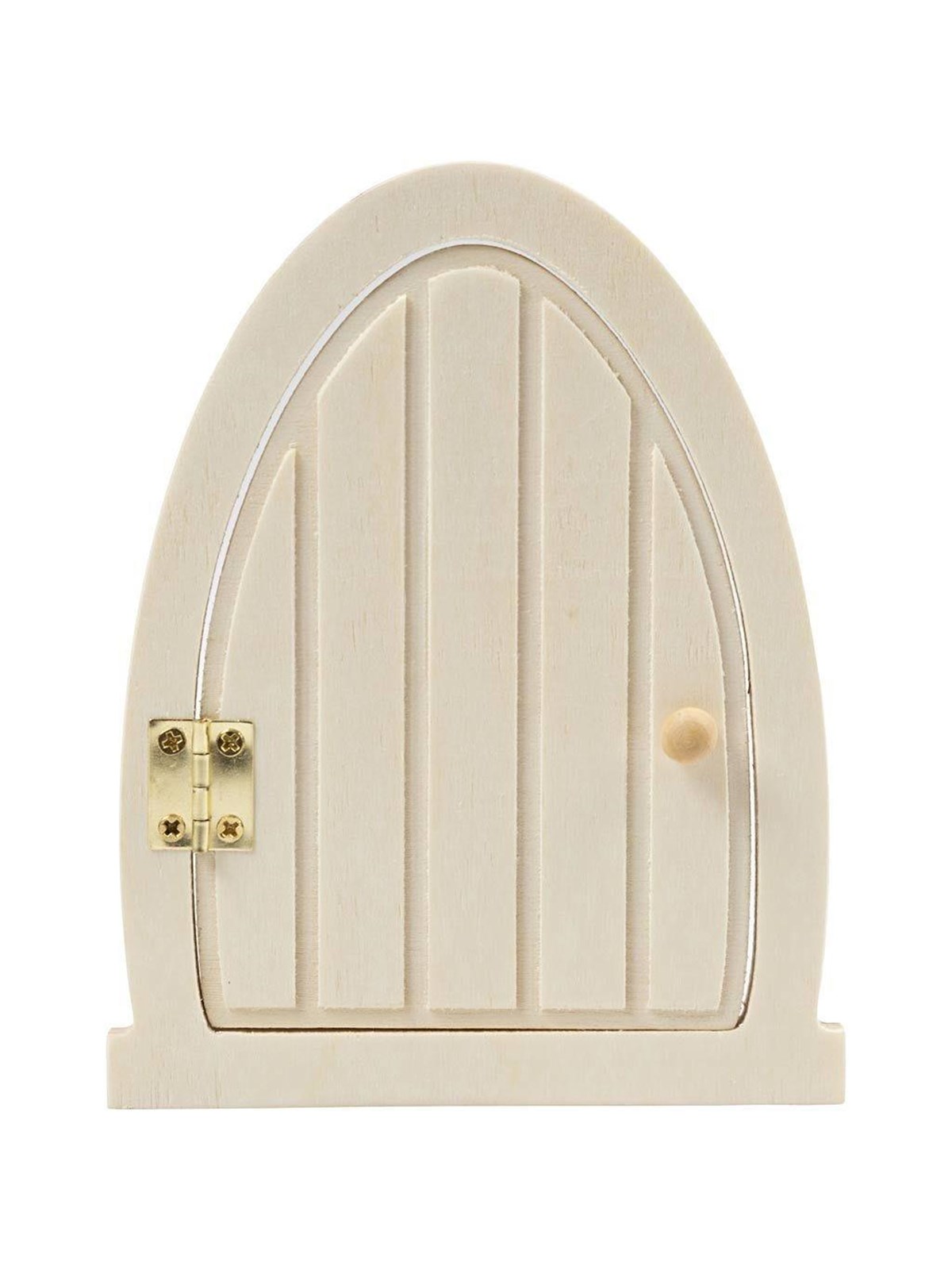 Creativ Company Wooden Miniature Door with Hinges 13x10cm