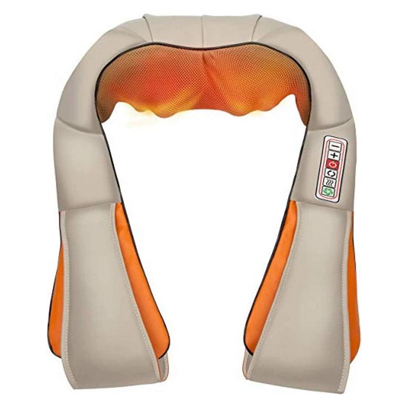 iLike SHH All Body Multifunctional Massager with Heat Included Travel and Car Charger Adapters Gray (ILIKE)
