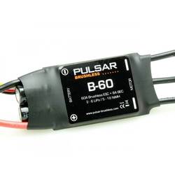 Pichler Modellbau PULSAR B-60 Flugmodell Brushless Flugregler Belastbarkeit (max. A): 80 A 15944