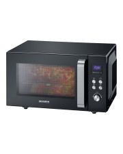 SEVERIN MW 7763 Mikrowellenofen mit Grill 25 Liter 900 W Black/Stainless Steel (MW7763)