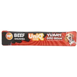 UNIQ PETS PURRCREAM leckere Soße für Hunde mit Rindfleisch 15g