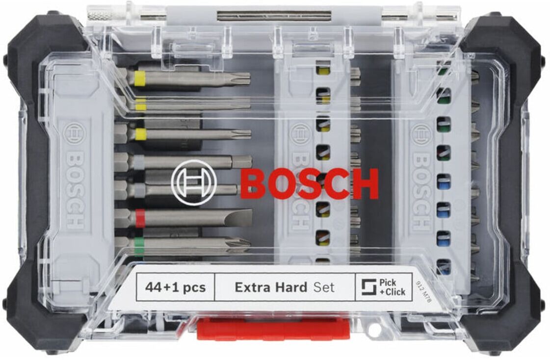 Bosch Extra Hard Schrauberbit-Set, 44+1‑tlg. (2607017732)