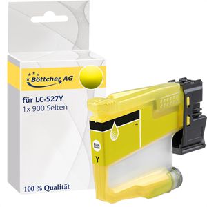 kompatibel für Brother LC-527Y, 900 Seiten, gelb