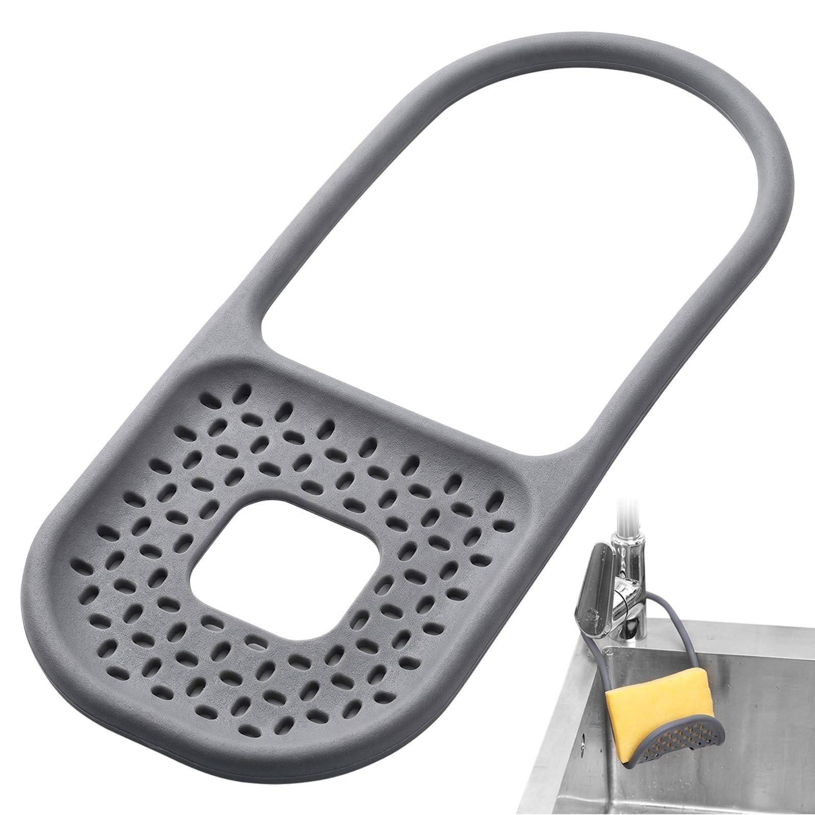 Solidchoice Siliconen Sponshouder voor de Keuken met Afvoergaatjes