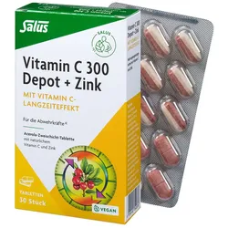 Vitamin C 300 Depot+Zink Salus Tabletten 30 St