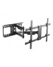 Vision Befestigungskit Wandplatte Wandarm für Flachbildschirm Doppelgelenk kaltgewalzter Stahl Schwarz Bildschirmgröße: 106.7-177,8 cm 42"-70" (VFM-WA6X4/3)