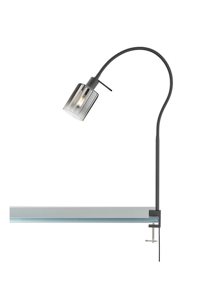 FISCHER & HONSEL LED-Klemmleuchte "Iska" in Schwarz - (B)50 x (H)65 cm - onesize