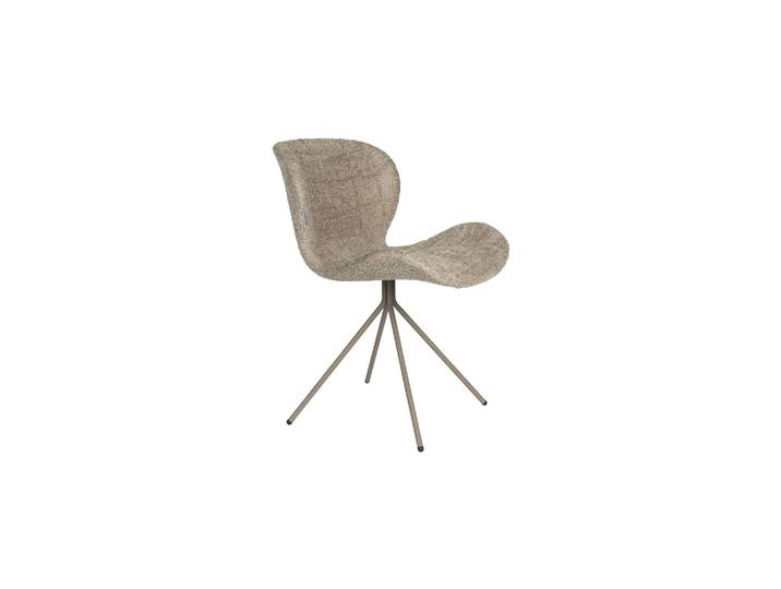 Chaise en tissu beige Omg Soft