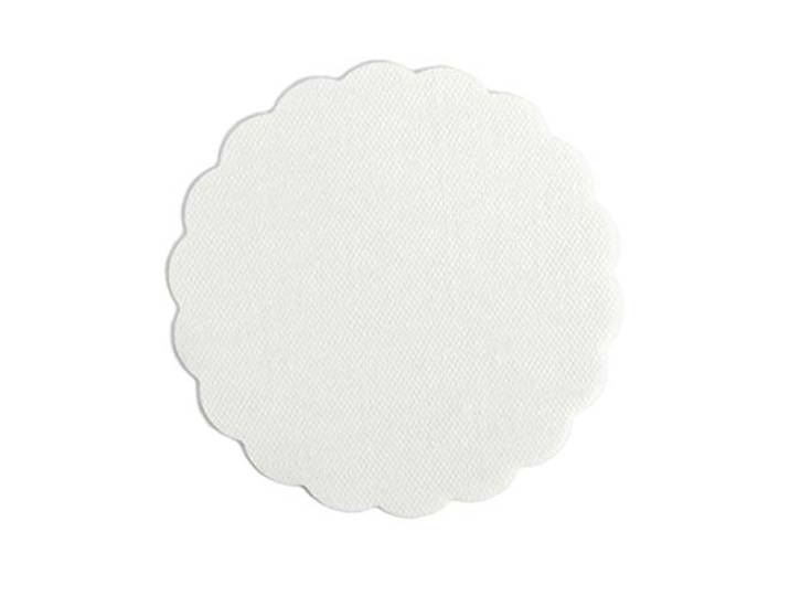 6000 Airlaid Glasuntersetzer rund für Gläser 9cm Durchmesser Stoffähnlich Untersetzer Getränkeuntersetzer Coasters Stoffoptik Hochzeit Gastronomie Catering Hotel Premium QUALITÄT Weiß