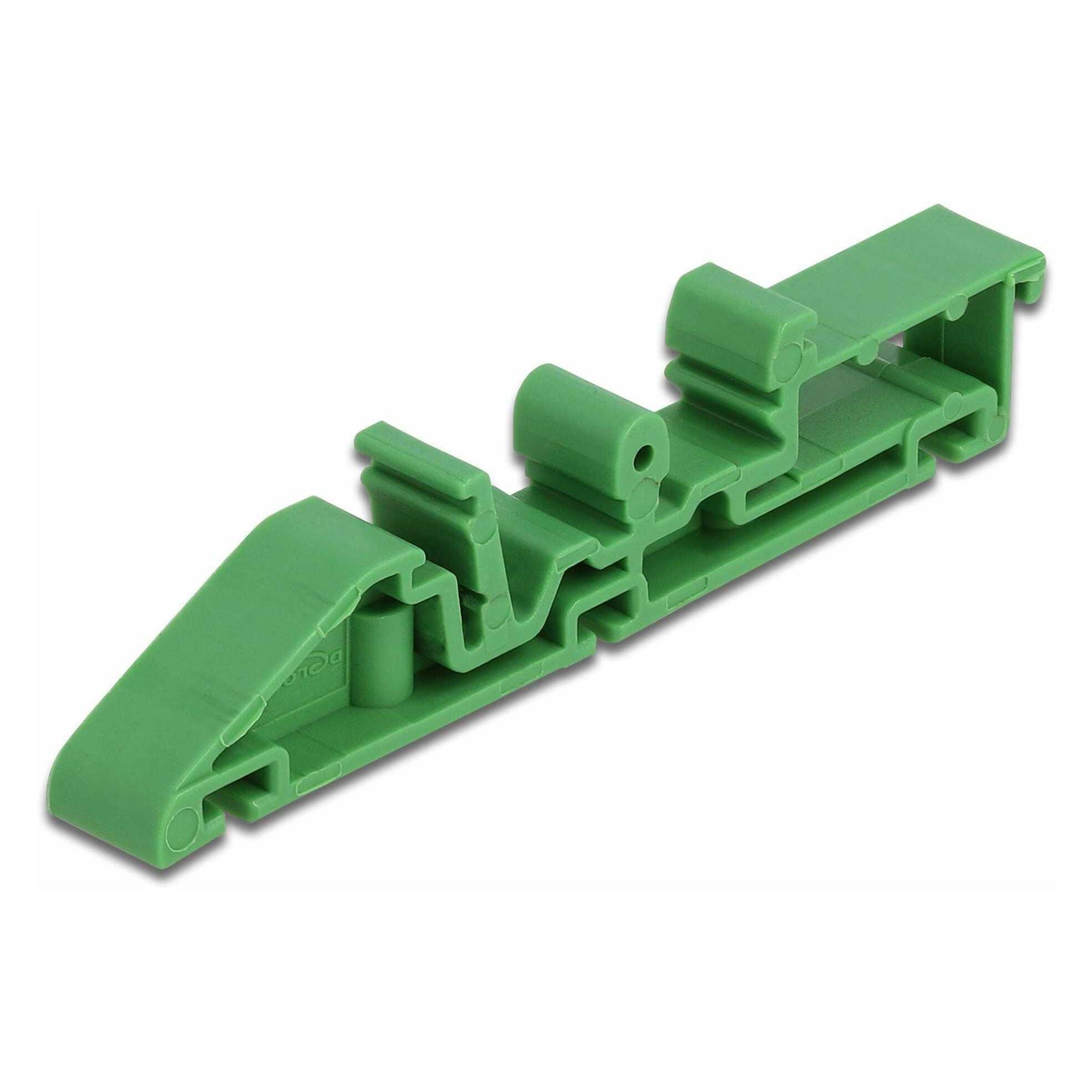 Delock Halterung 85 mm Hutschienenclip für Platine, 4 Stück (66261)