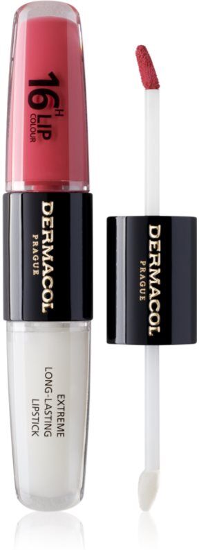Dermacol 16H Lip Colour long-lasting lipstick and lip gloss shade 16 Classy Sassy 2x4 ml