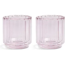 Tube Gläser 200 ml, rosa, 2 St.
