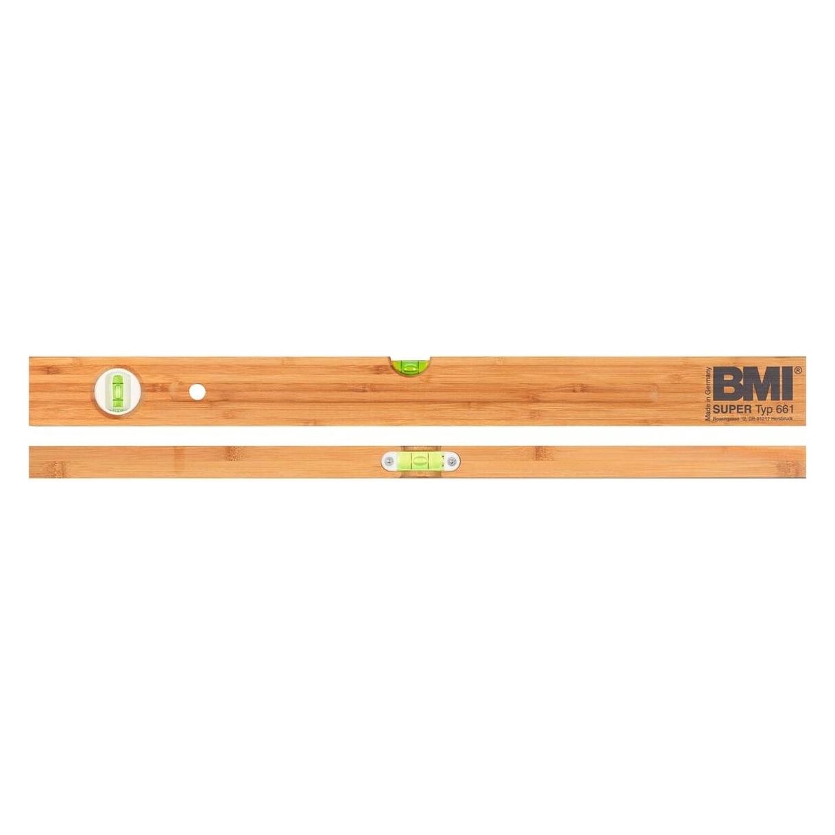 BMI Hartholz-Wasserwaage, 500 mm (50 cm) (661050-22)