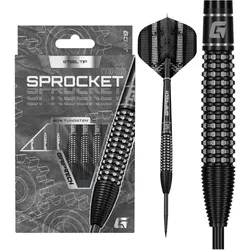 GOAT Darts Sprocket Bomb MKlll 90 % Tungsten Steel Darts black 26 g