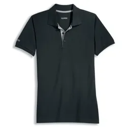 uvex Poloshirt  schwarz XXL - 9892913 - schwarz