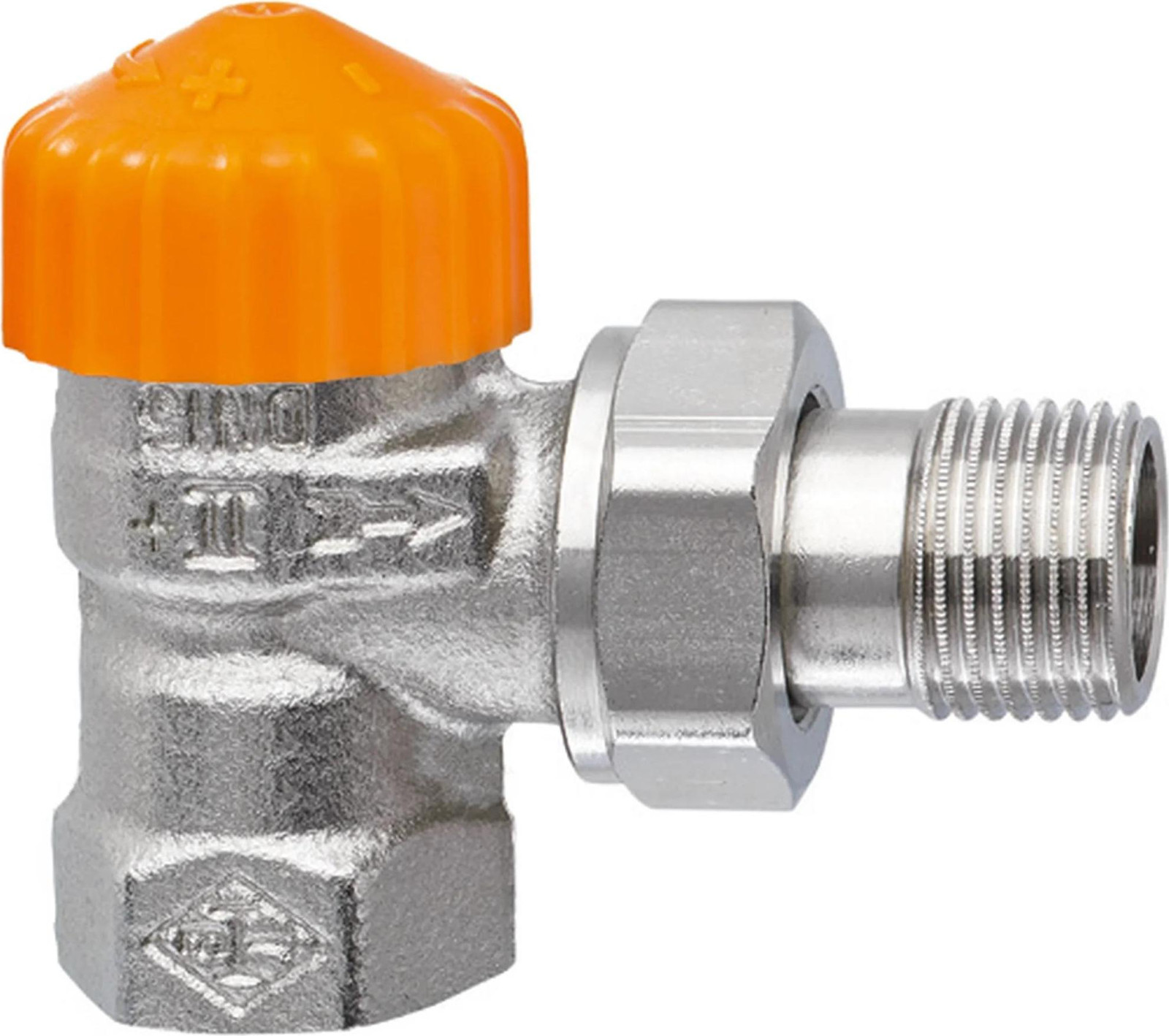 IMI Heimeier Eclipse thermisch mengventielonderdeel DN15 (1/2 inch), hoekmodel, vernikkeld