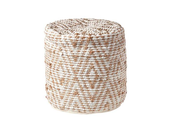 SITZPOUF Sierra, rund mit Ethno-Muster, 40/40/45 cm