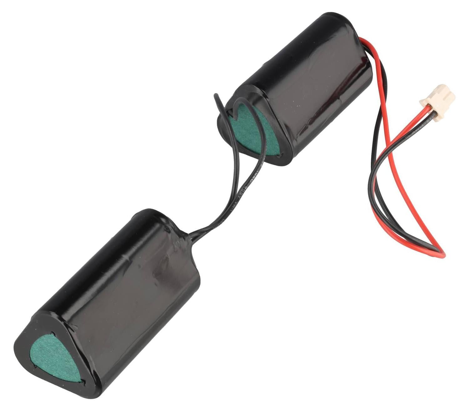 AccuCell NiMH-accu voor noodverlichting, 7,2V, 1500mAh, type D1x3x2 (Mignon AA), met kabel en connector, vervangt Beghelli 415393001
