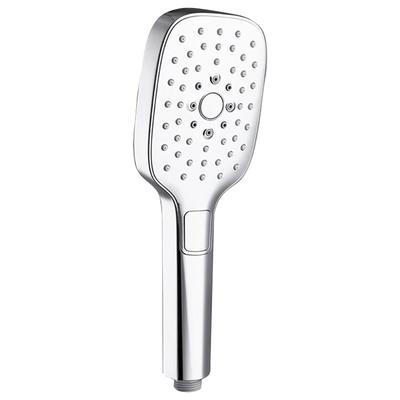 Handbrause MARWELL "Silver Quattro", silber (chromfarben), H:26cm T:1,4cm, Duschköpfe, Handbrause, 3 verschiedenen Strahlarten, verchromt