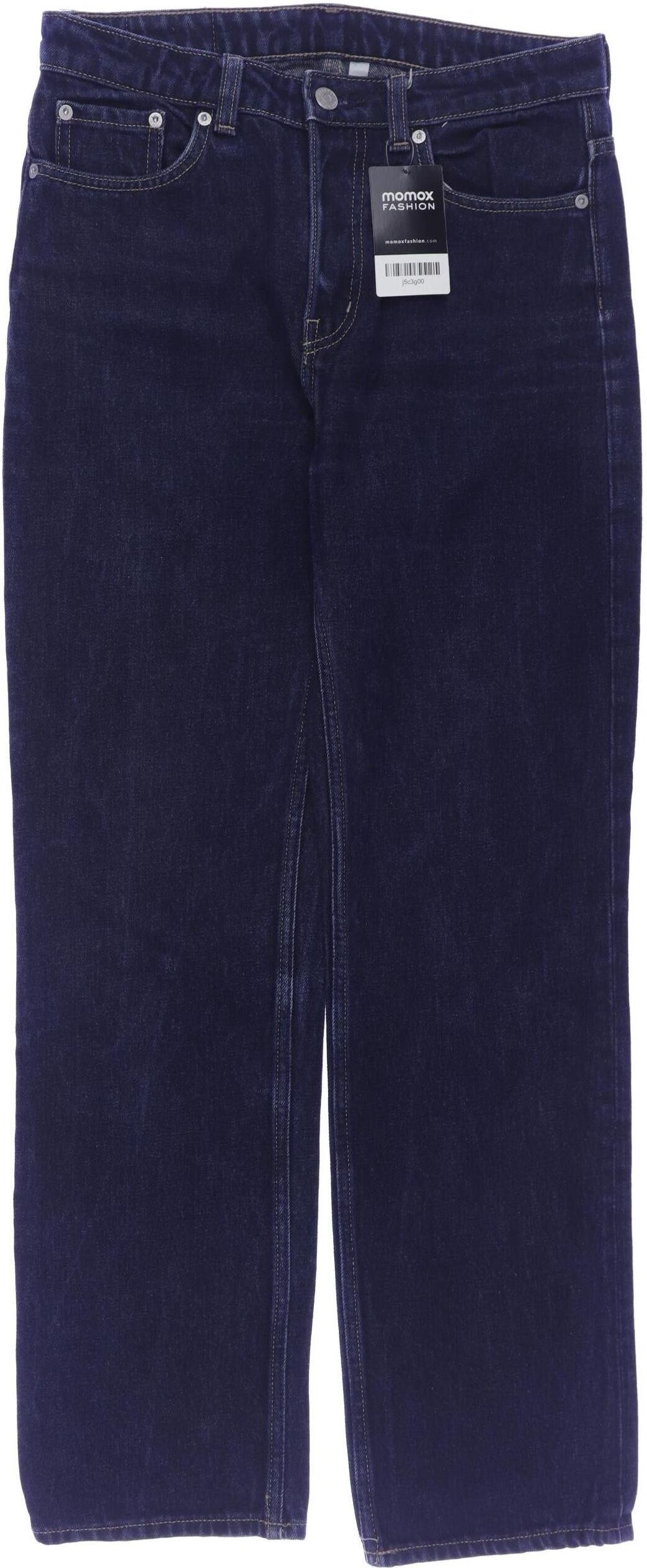 Weekday Damen Jeans, Marineblau, Gr. W27, Baumwolle - Second Hand