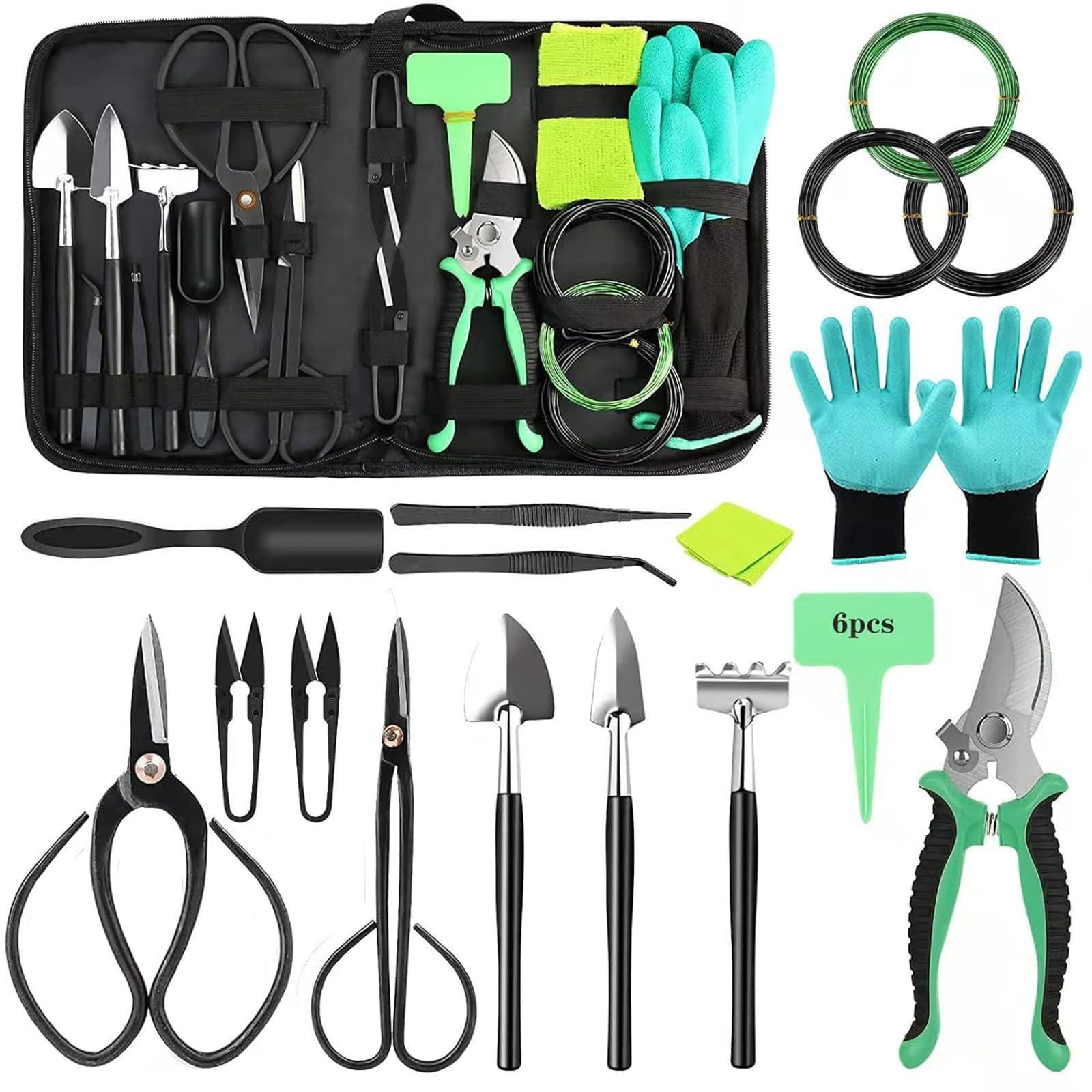 Merkloze Professionele Bonsai Gereedschap Set (20-delig)
