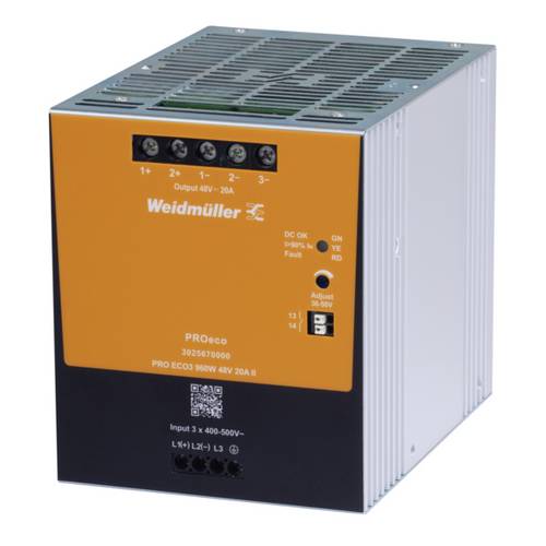 Weidmüller 3025670000 Stromversorgung 48V 20A 960W Inhalt 1St.