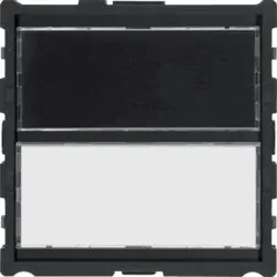 Elcom REU791Y Ruftaster Modul 1/1 mit LED-Namensschild und Zustandsanzeige EB 2Draht ONE