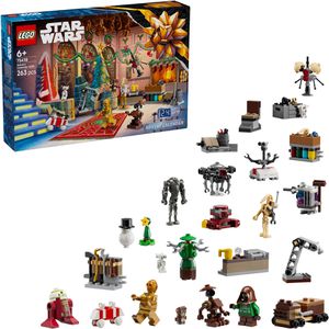 LEGO Adventskalender Star Wars, 75456, Jahr 2026, gefüllt mit Spielfiguren und Zubehör, 38 x 26 cm