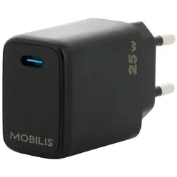 Mobilis 001380 Ladegerät für Mobilgeräte Universal Schwarz AC Schnellladung Drinnen