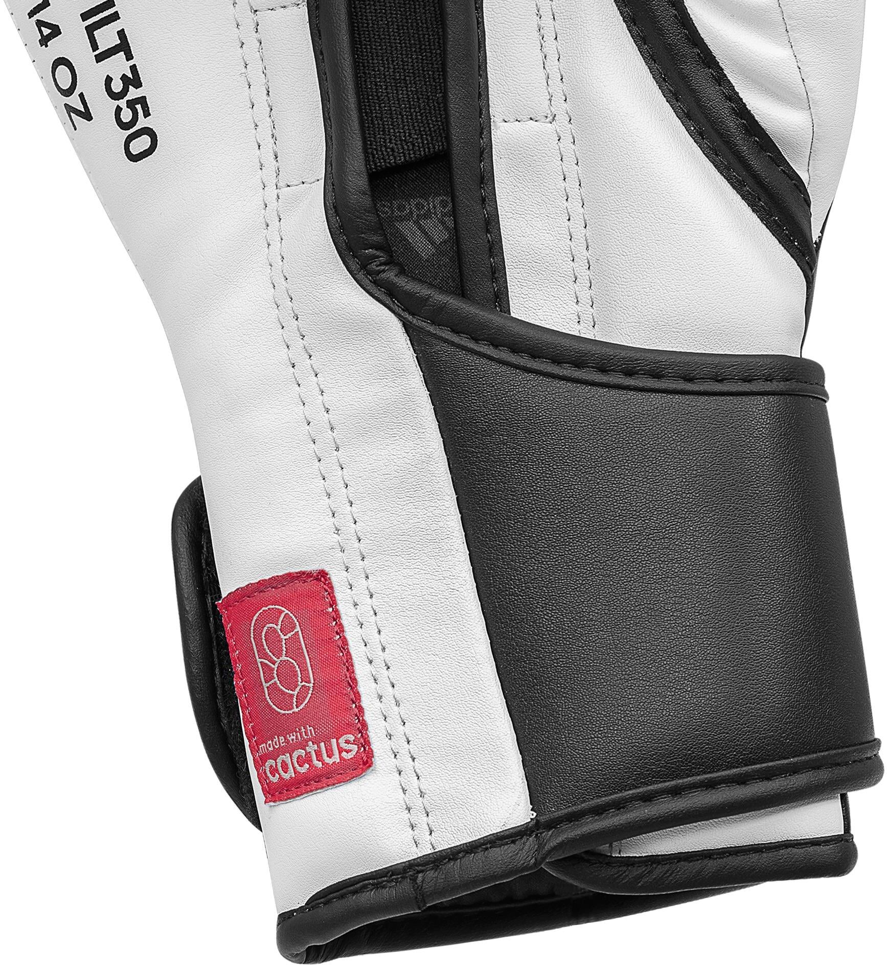 Boxhandschuhe ADIDAS PERFORMANCE "Speed Tilt 350V 14 oz", schwarz-weiss (schwarz, weiß), Boxhandschuhe, Boxhandschuhe schwarz, weiß Einheitsgröße