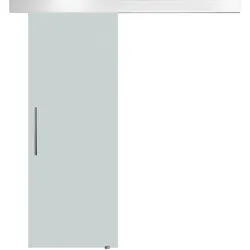 INNENTÜR Alulegierung Glas Vollflächtig Satiniert