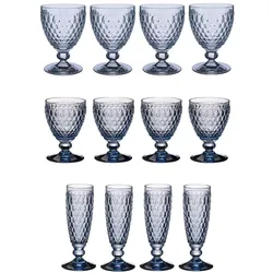 Villeroy & Boch Wein- & Sektgläser Boston Coloured, Weingläser, Blau