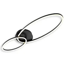 Deckenleuchte LED VERSA (BHT 88,50x7,50x25 cm) - schwarz - BHT 88,50x7,50x25 cm