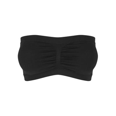 Sport-BH URBAN CLASSICS "Urban Classics Damen Ladies Pads", Damen, Gr. S, Cup 0, schwarz, 90% Polyamid, 10% Elasthan, BHs Sport-BH