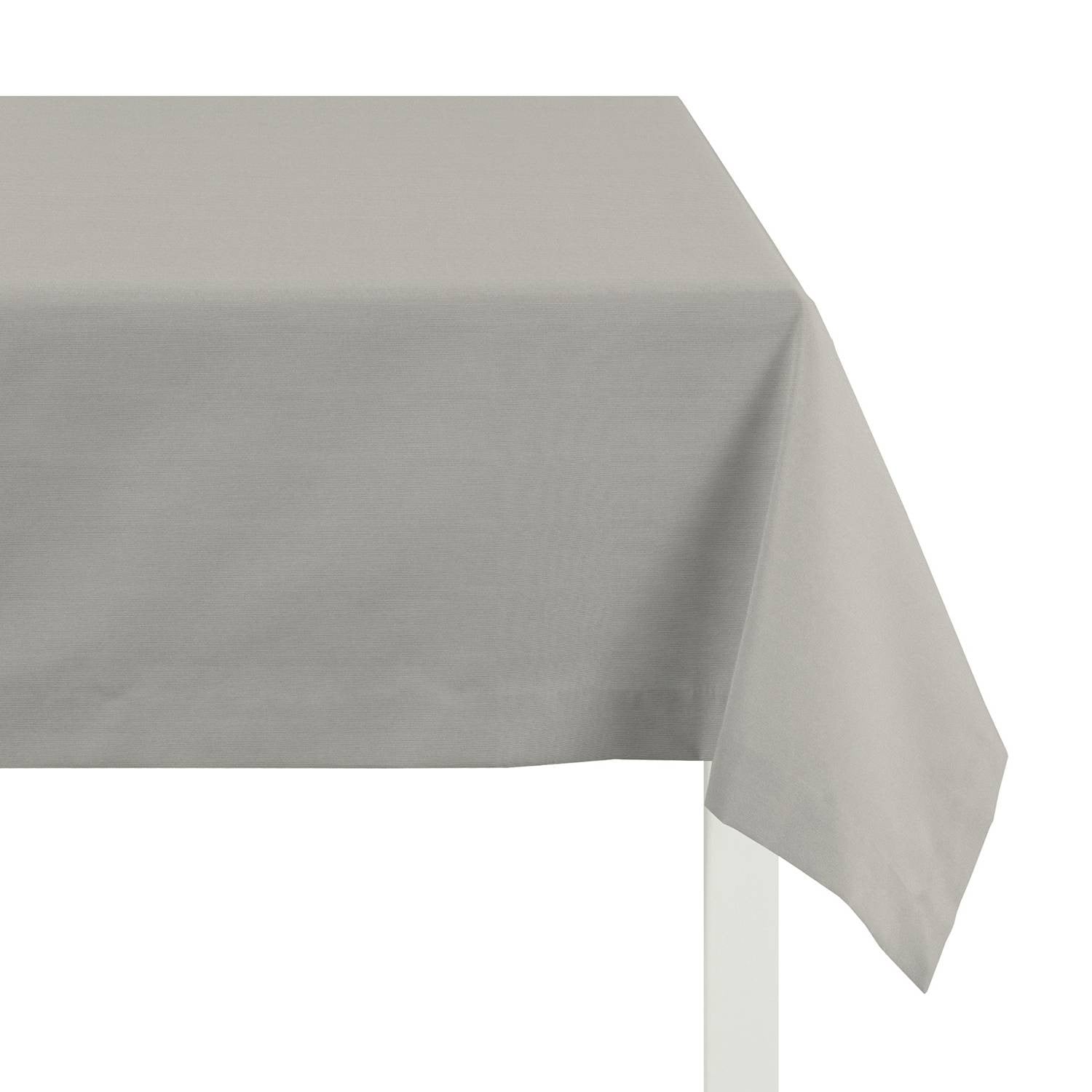 home24 Tafelkleed Kanada Grijs/Platina B: 130 cm, L: 170 cm