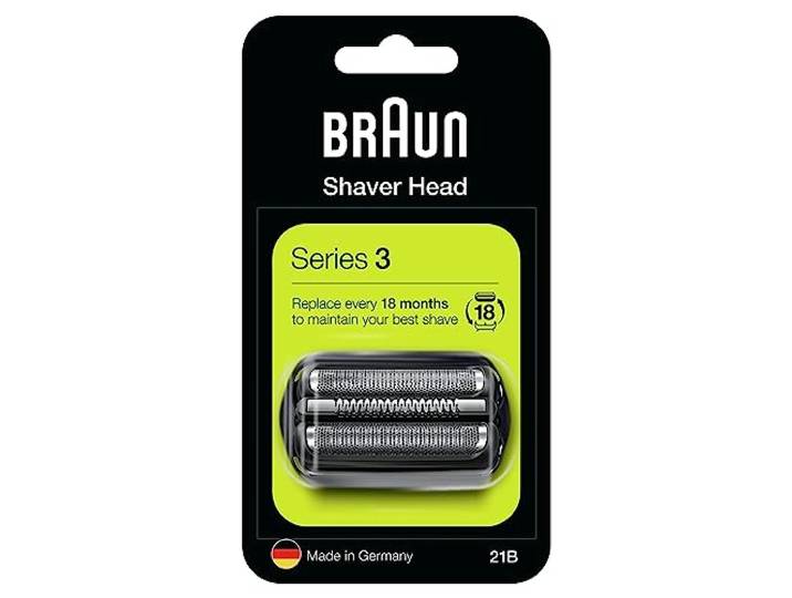 Braun Series 3 21B Elektrisch Scheerapparaat Vervangingskop - Zwart - Compatibel Met Series 3 Scheerapparaten