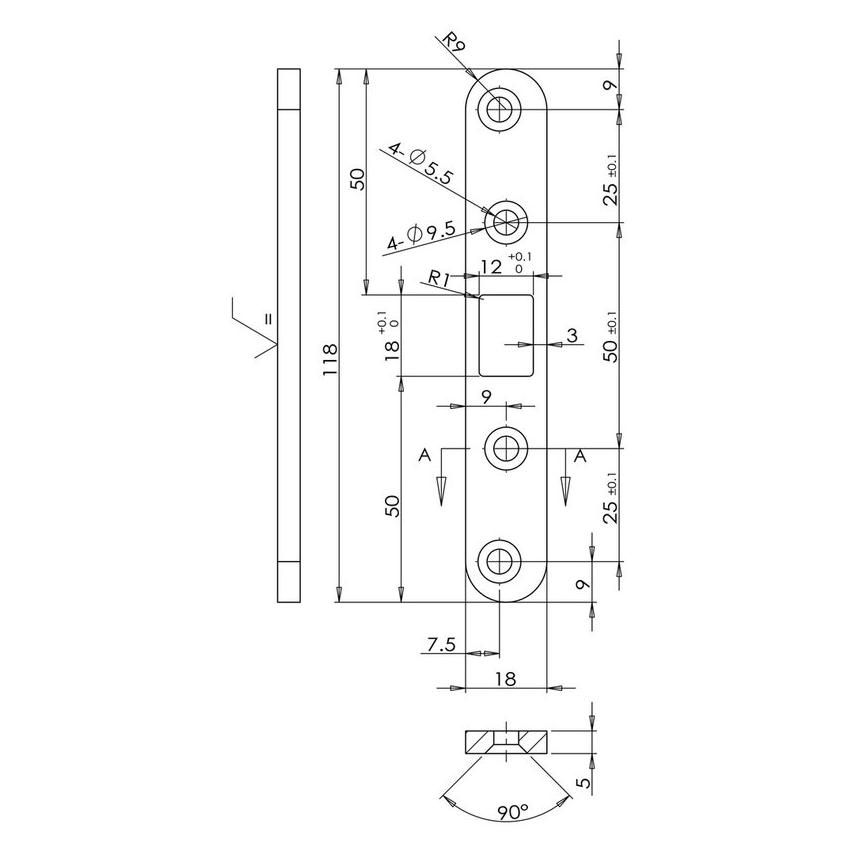 OK-Line Riegel-Flachschliessbleche (Schliessblech) (1.5.000000262)