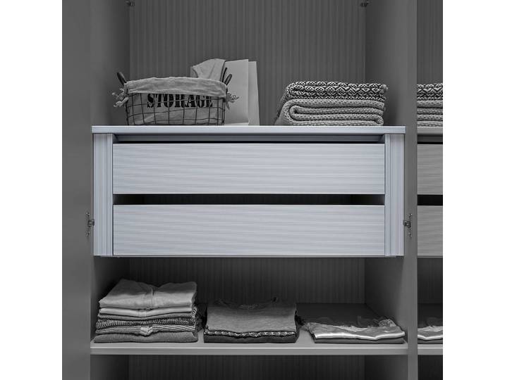Schubladeneinsatz 41cm Grau/Silber Spanplatte, foliert