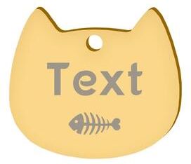 Inspire Essentials Personalized Pet ID Tag With Custom Pet Face Engraving 1 s