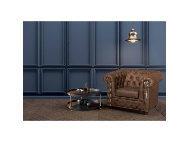 P & B Sessel York, Braun, Holz, Buche, 104x72x86 cm, Wohnzimmer, Sessel, Sonstige Sessel