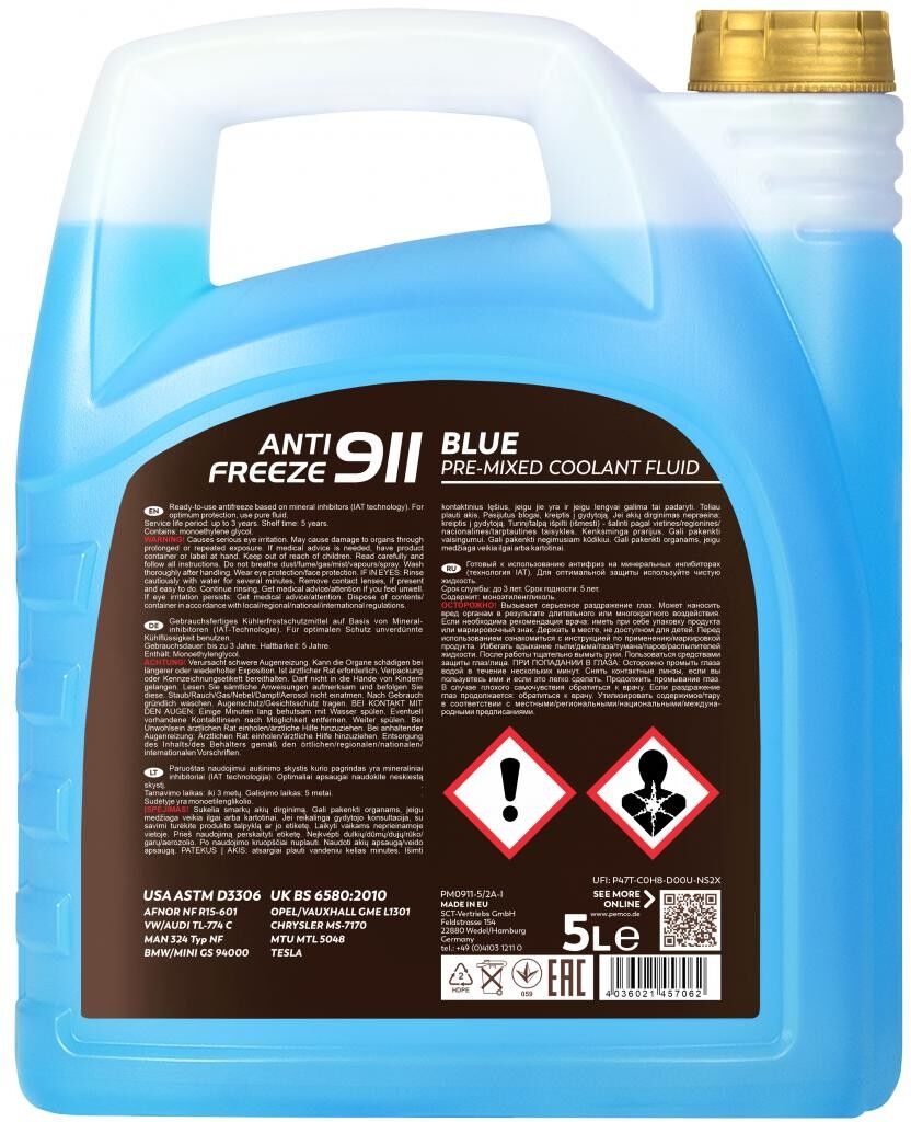 PEMCO PM0911-5 Antifreeze