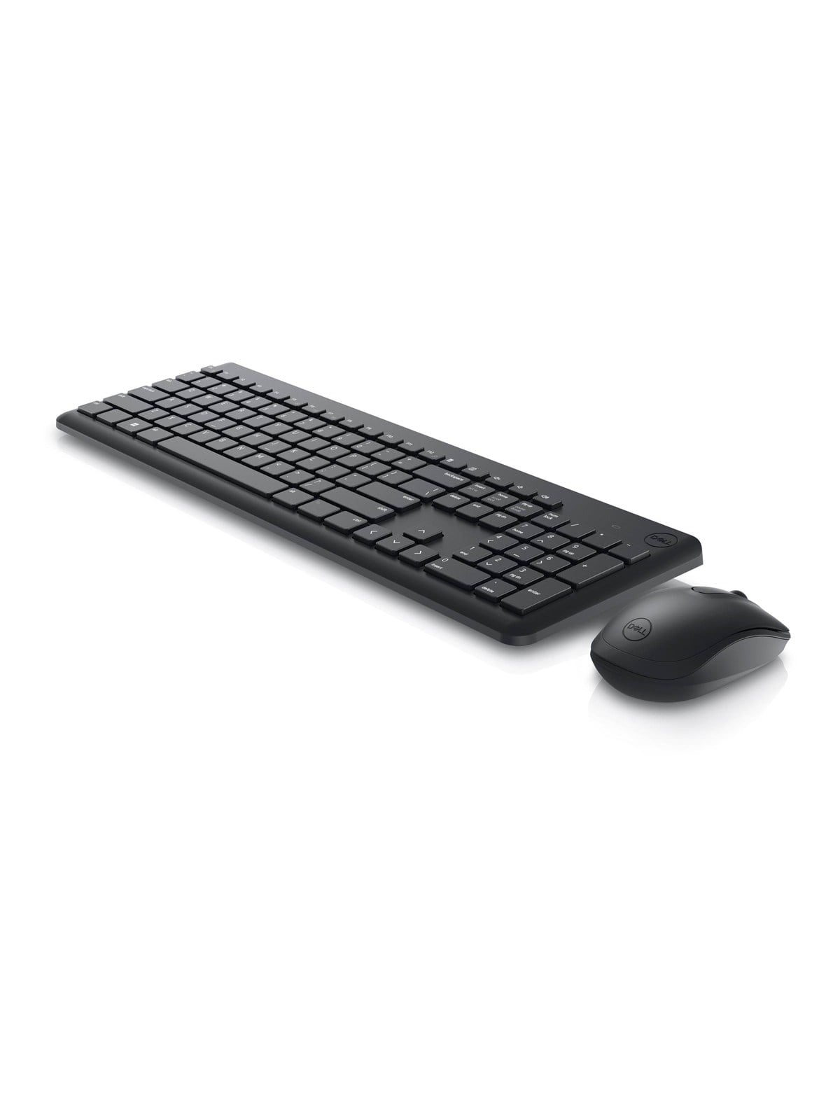 Dell Wireless Keyboard and Mouse KM3322W - Tastatur & Maus Set - Nordic ISO - Schwarz