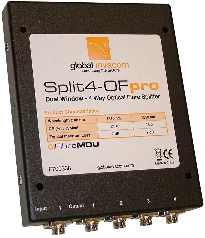Splitter Fibra Óptica 4 Saídas - INVACOM